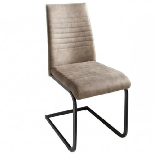Brown Leather Rocking Chair