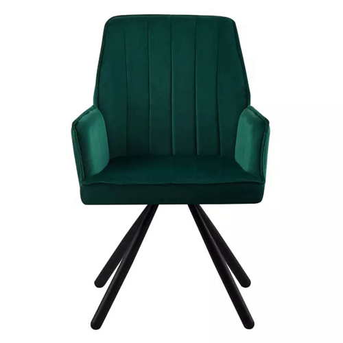 Modern Velvet Swivel Dining Chair , Dining room furniture, CE furniture