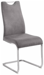 Handle Back Grey Dining Chair