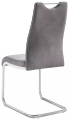 Handle Back Grey Dining Chair