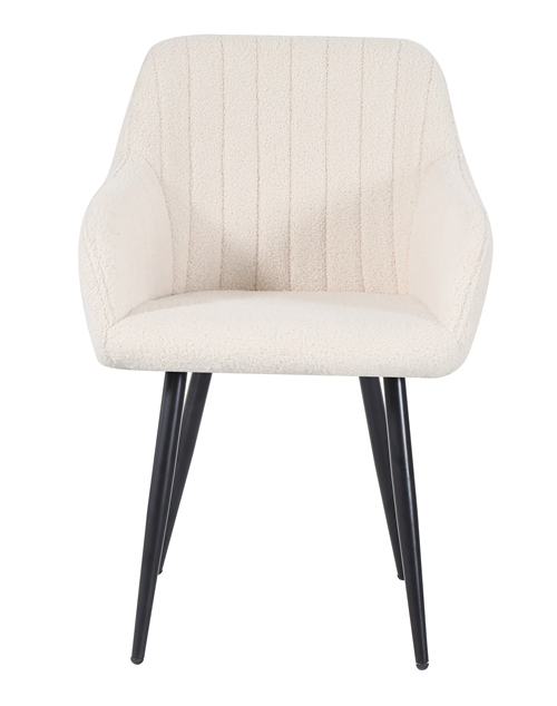 White Teddy Fabric ArmChair