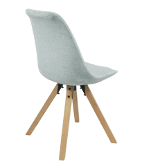 Wood Legs Plastic Chair