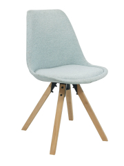 Wood Legs Plastic Chair
