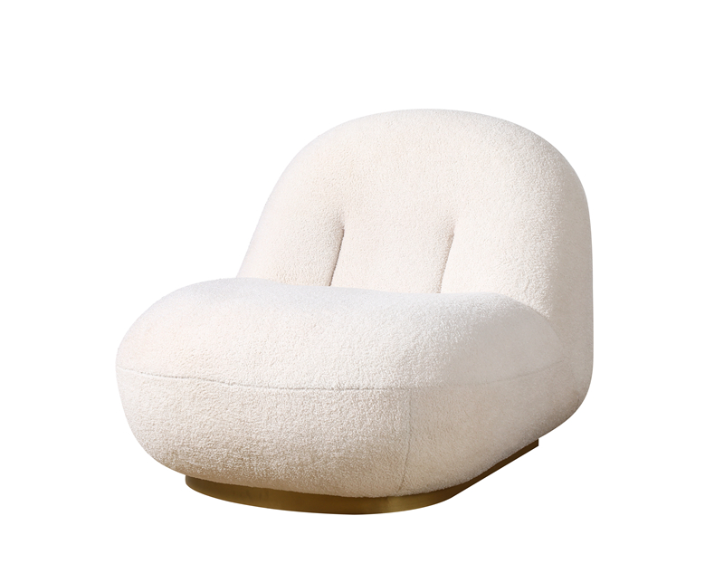 Trendy Modern Rounded Armchairs - CE Furniture