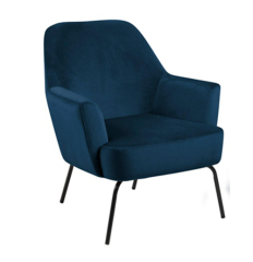 Modern Green Velvet Accent Chair