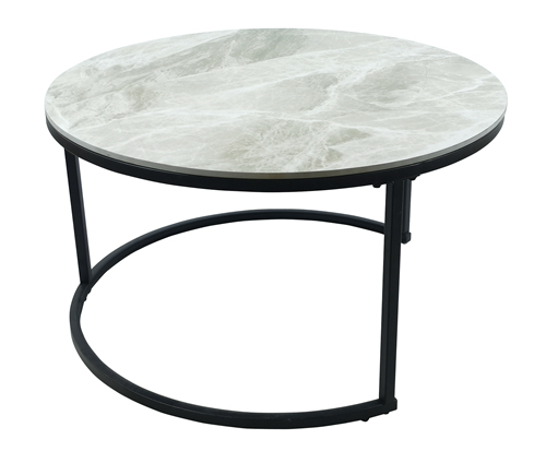 Grey Sintered Stone Coffee Table Set