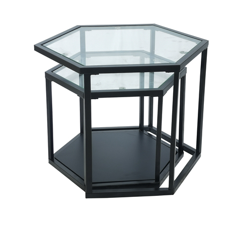 Pentagon Coffee Table Set Of 2