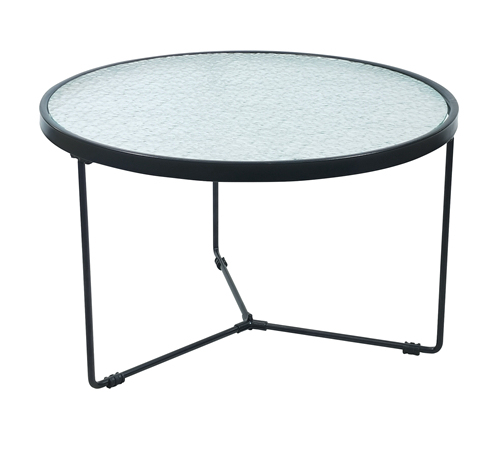 Clear Glass Coffee Table Set