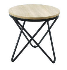 Oak MDF Side Table
