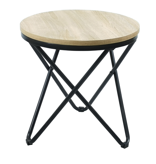 Oak MDF Side Table
