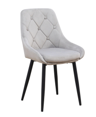 Button Tufted Back Dining Chair