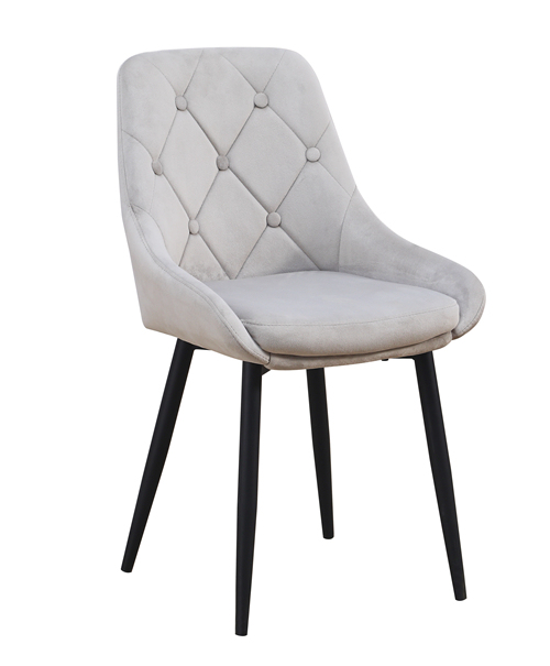Button Tufted Back Dining Chair