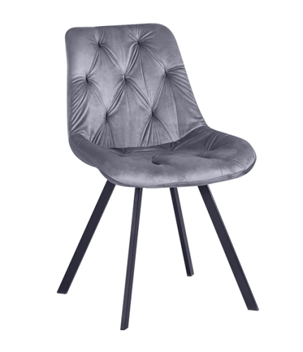 Nordic Dark Grey Side Chair