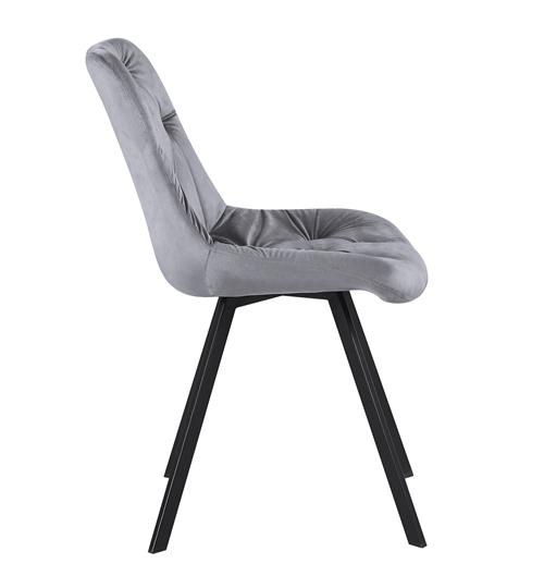 Nordic Dark Grey Side Chair