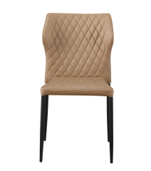 Brown Pu Dining Chair