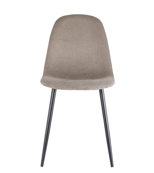 Modern Brown Fabric Dining Chair