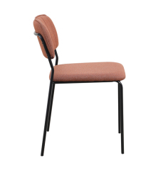 Low Back Fabric Dining Chair