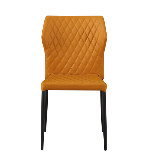 Mustard Leather Dining Chair