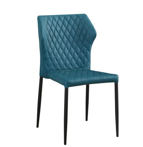 Modern Blue Pu Dining Chair