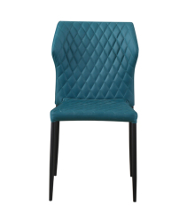 Modern Blue Pu Dining Chair