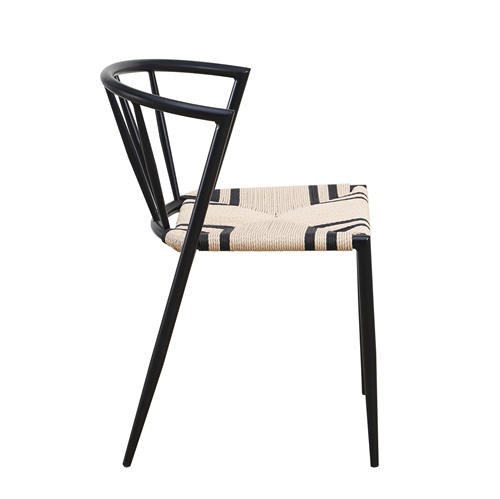 Strap Dining Chair Metal Frame