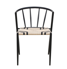 Strap Dining Chair Metal Frame