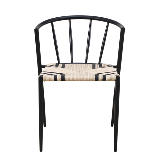 Strap Dining Chair Metal Frame
