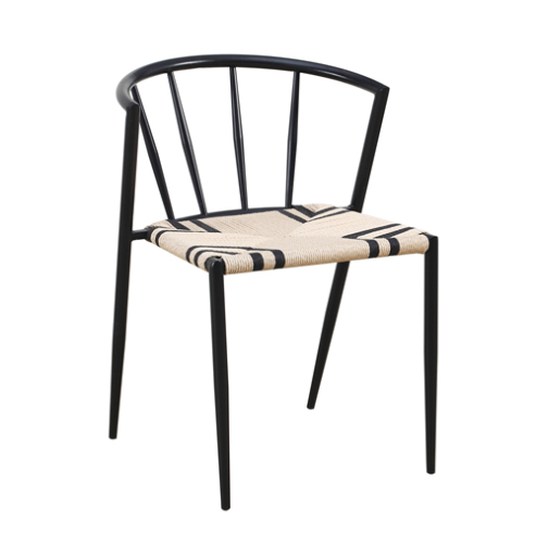 Strap Dining Chair Metal Frame