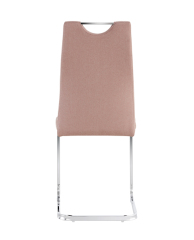 Handle Back Chrome Dining Chair