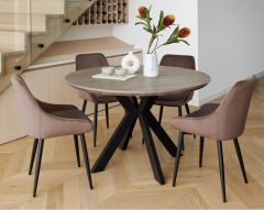 Round Wood Dining Table