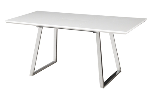 White High Glossy Extendable Table