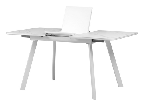 White Marble Extendable Dining Table