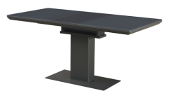 Modern Black Extendable Dining Table