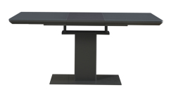 Modern Black Extendable Dining Table