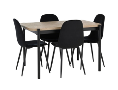 Wood Dining Table and 4 Chairs