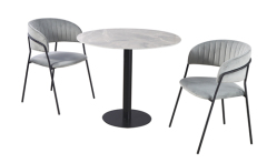 Small Round Dining Table Set for 4