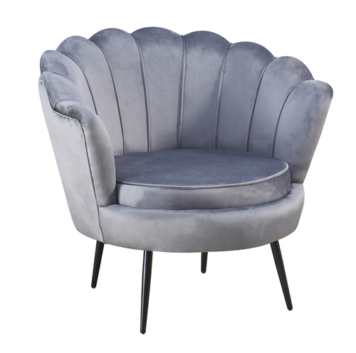 Grey Upholstery Accent Chair