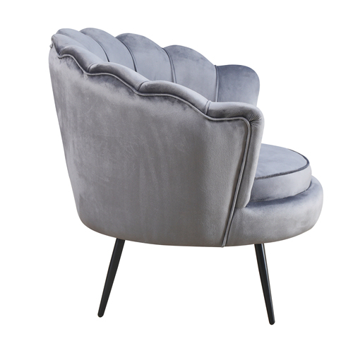 Grey Upholstery Accent Chair