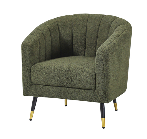 Green Round Armchair