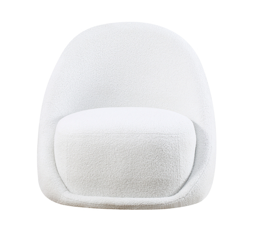 Upholstered White Cozy Loveseat