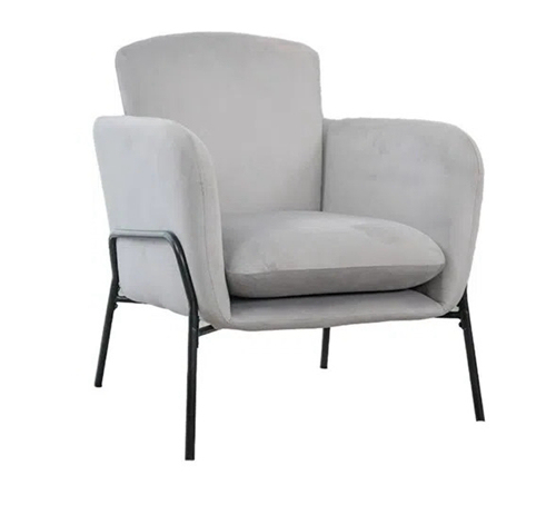 New Grey Upholstery Lounge Chair
