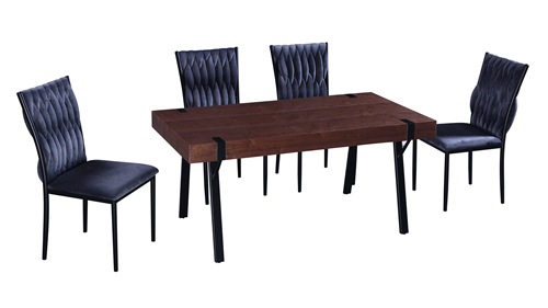 Wood Veneer Dining Table Chairs
