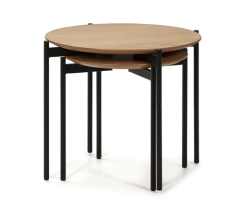 Small Round Nesting Coffee Table