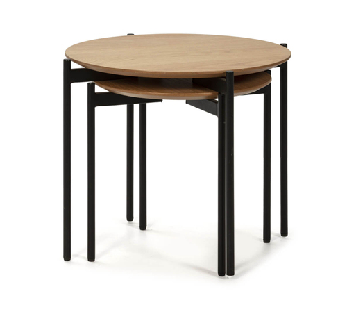 Small Round Nesting Coffee Table