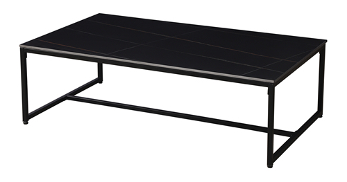 Black Marble Metal Coffee Table