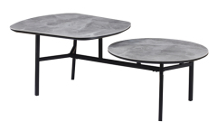 Gray Marble Functional Coffee Table