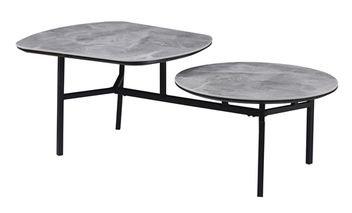 Gray Marble Functional Coffee Table
