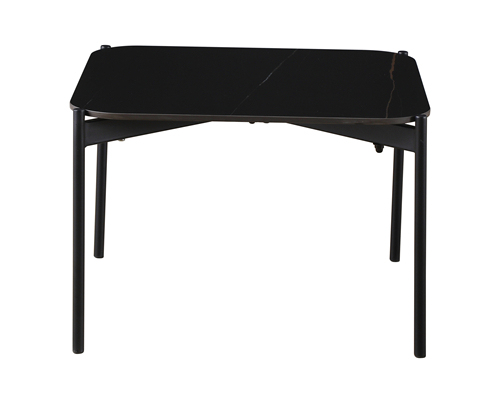 Black Square Metal Coffee Table