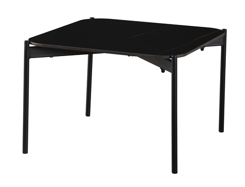 Black Square Metal Coffee Table