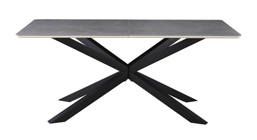 Gray Faux Marble Coffee Table